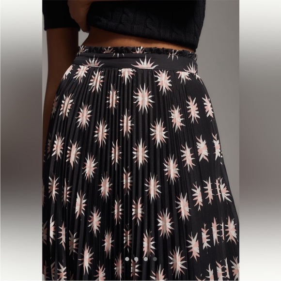 Anthropologie The Isobel Silky Pleated Skirt - Picture 4 of 7
